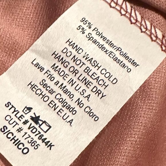 Pink Blush Rust Floral Hi-Low Maternity Wrap Dress Belt Stretch Soft Size Small - Picture 13 of 13